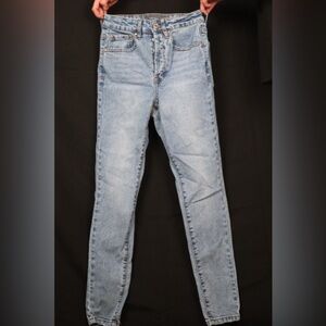 Light Blue High-Waisted Jeans